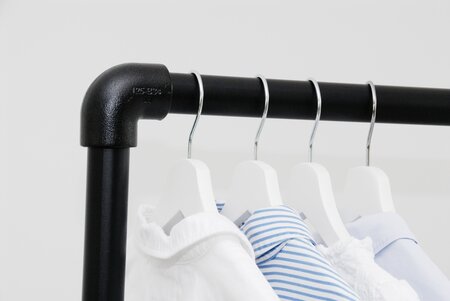 Kledingrek met schoenenrek